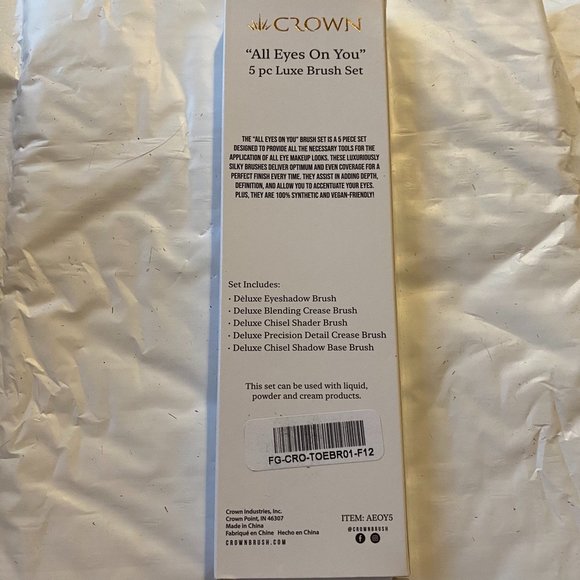 CROWN BRUSH All Eyes On You 5-Pc Luxe Brush Set - Picture 4 of 6